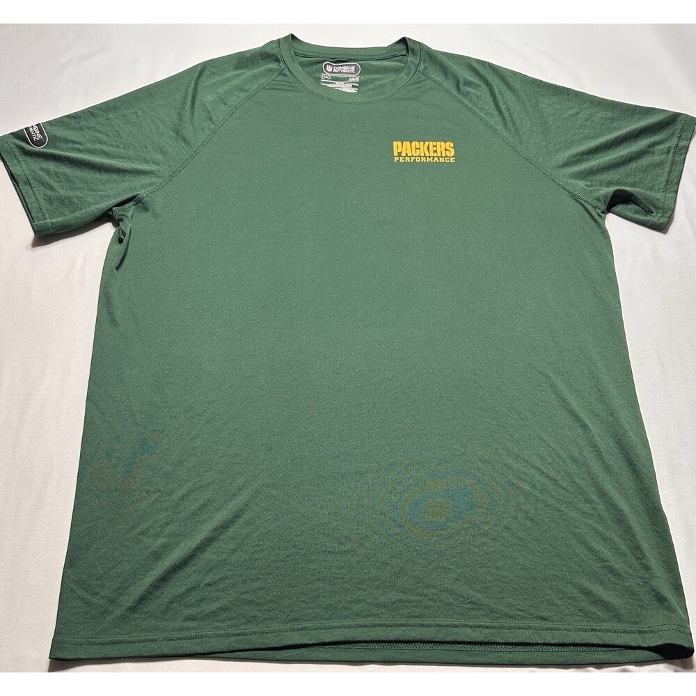 Green Bay Packers Under Armour Combine Authentic Shirt Mens Size Large Loose Fit